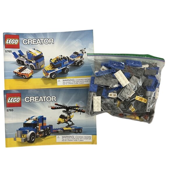LEGO 5765 Creator 3-in-1 Set Transport Truck Helicopter Boat Complete Manual - Picture 1 of 2